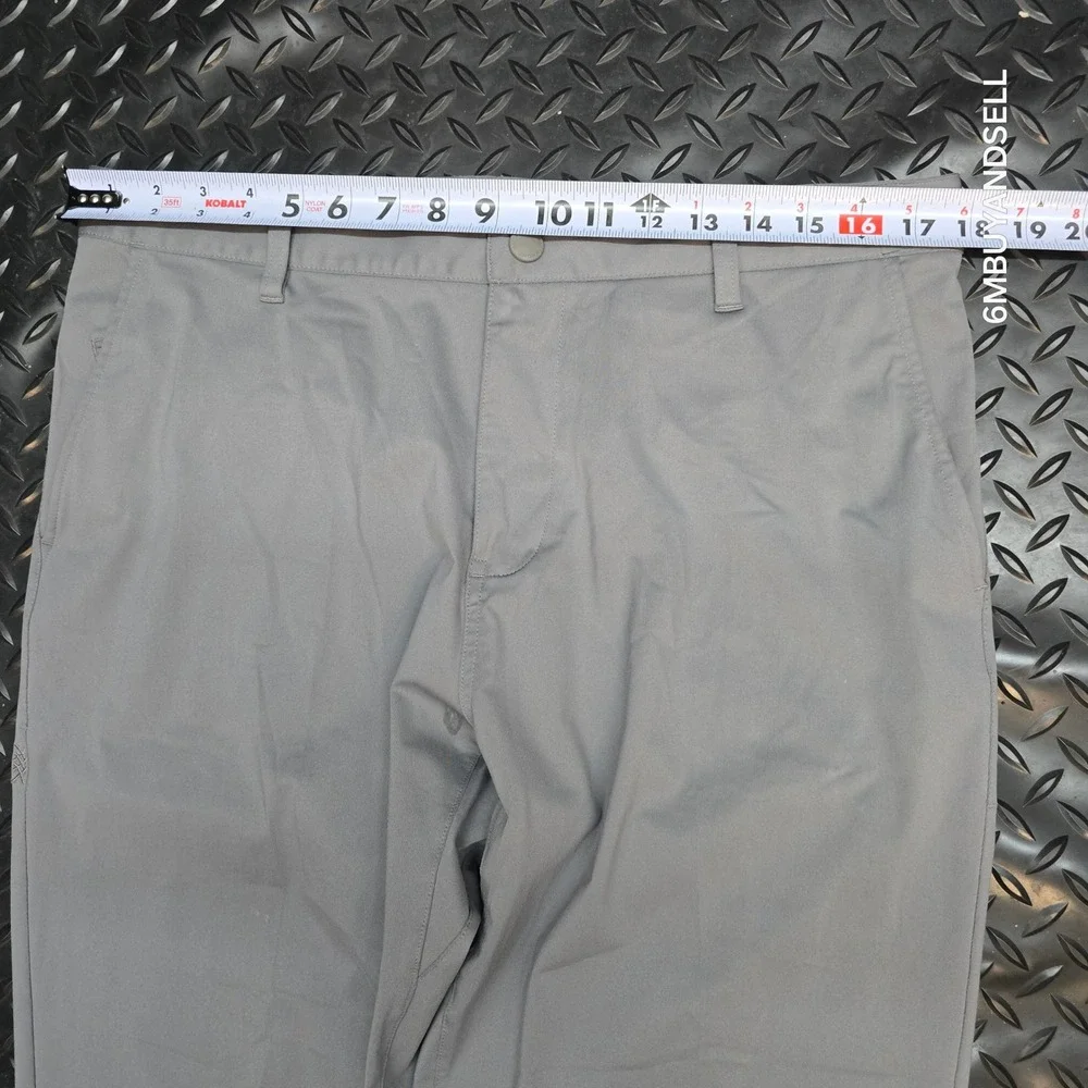 Rhone Commuter Pants Mens 35 Light Gray‎ Performance Trousers 100161 SP23